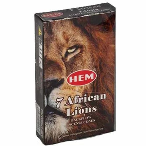 عود خوشبو کننده آبشاری هم Hem مدل هفت شیر آفریقایی| سون افریکن لاینز | 7 African Lions